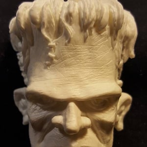 Frankenstein Monster 3D Sticker - Un-painted