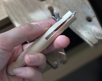 Mini work holder - wood clamp - tool for silversmith metalsmith jeweler