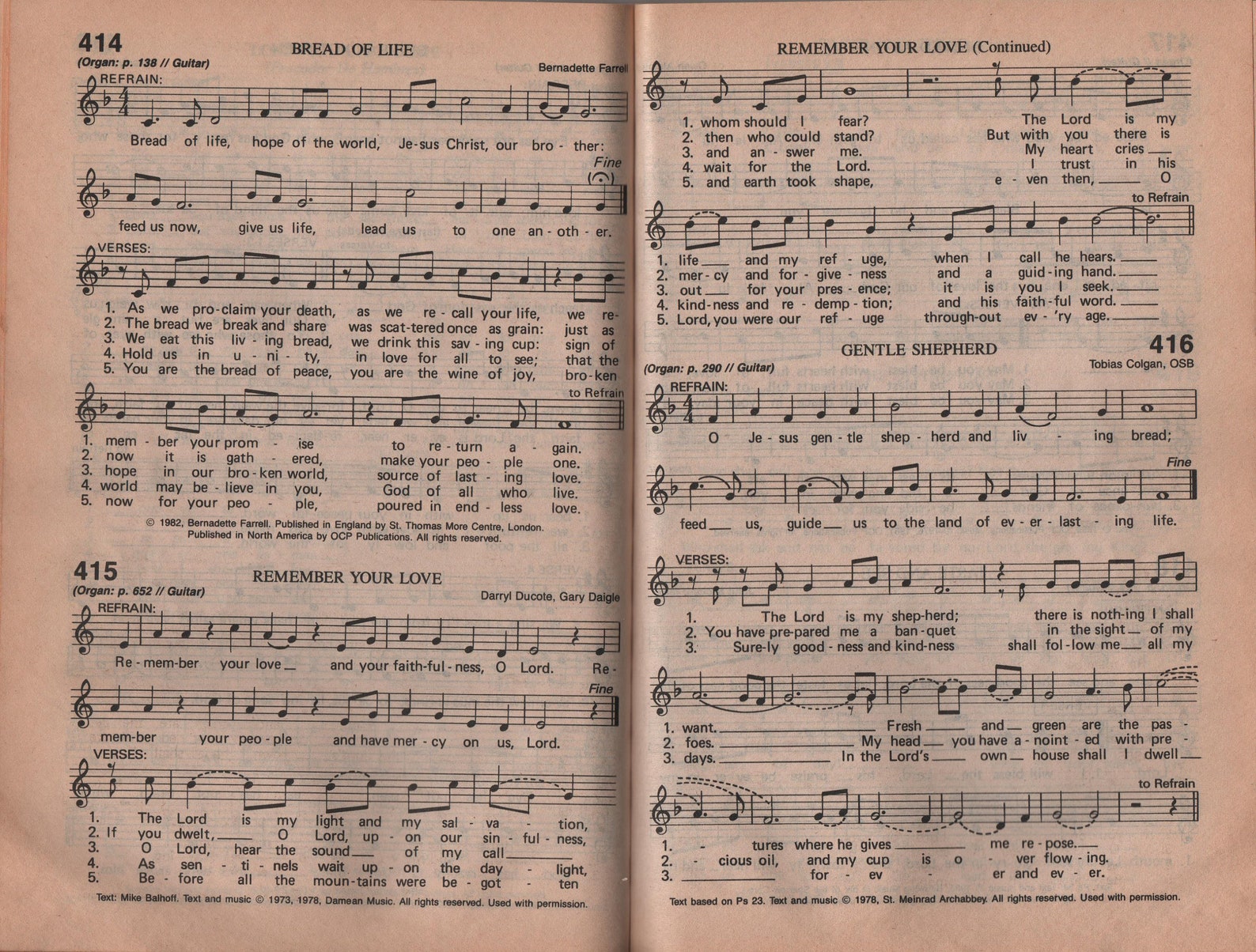 Music Issue 1991 Oregon Catholic Press Paperback fair Etsy