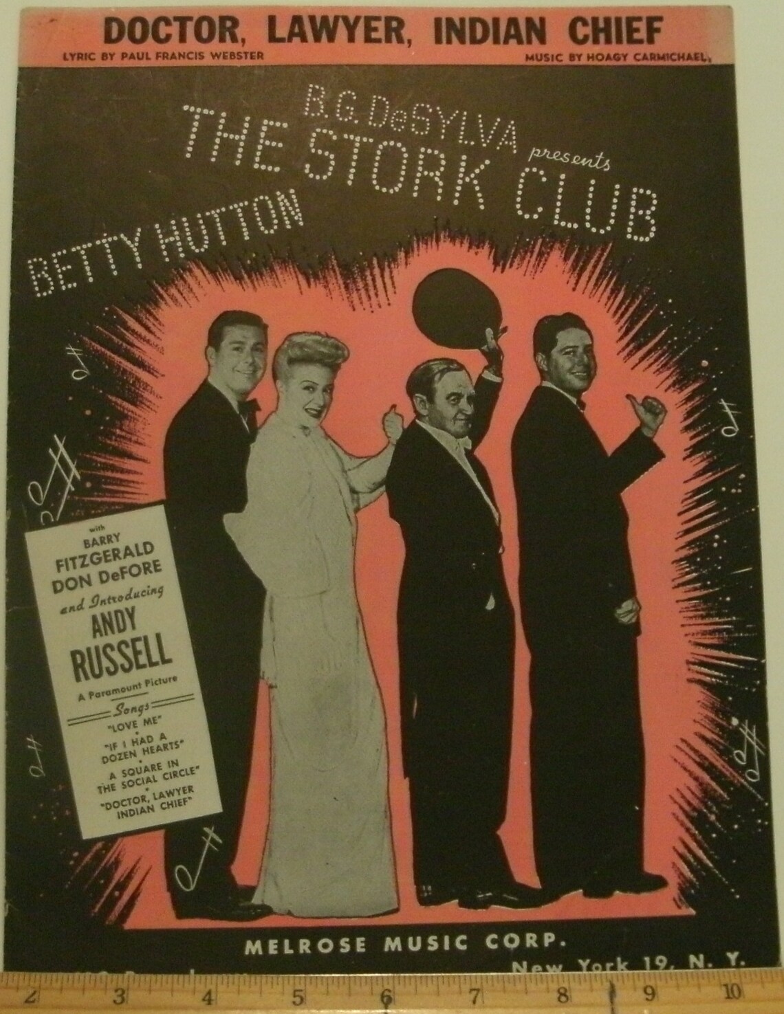 Doctor Lawyer Indian Chief Sheet Music by Paul Francis Etsy