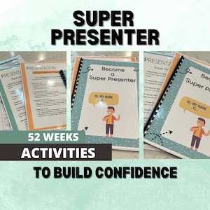 Public Speaking Curriculum for Kids (Ages 10–13) | 52-Week Step-by-Step Program | Homeschool & Co-op Printable