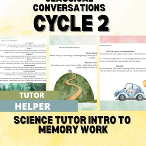 SCIENCE TUTOR HELPER Cycle 2 Science Memory Work Read-Aloud Book — All 24 Weeks!