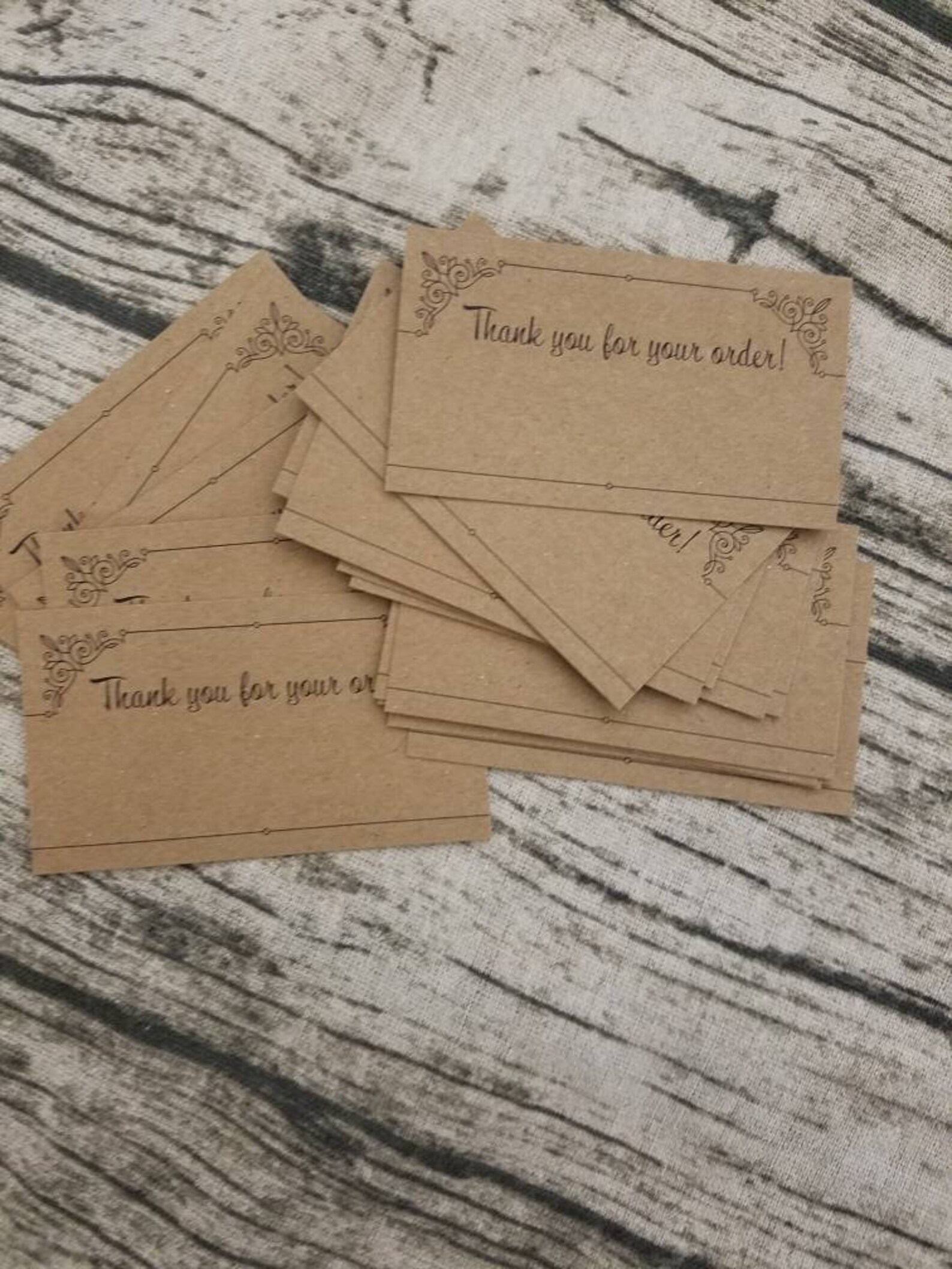 Vielen Dank für Ihre Bestellung Karten Nur Karten | Etsy