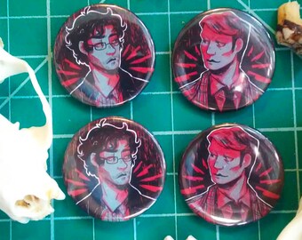 PREORDER Will or Hannibal Small Pins