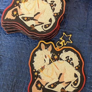 EN STOCK Llavero de unicornio medieval Leer descripción imagen 5