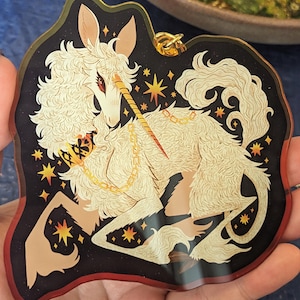 EN STOCK Llavero de unicornio medieval Leer descripción imagen 2
