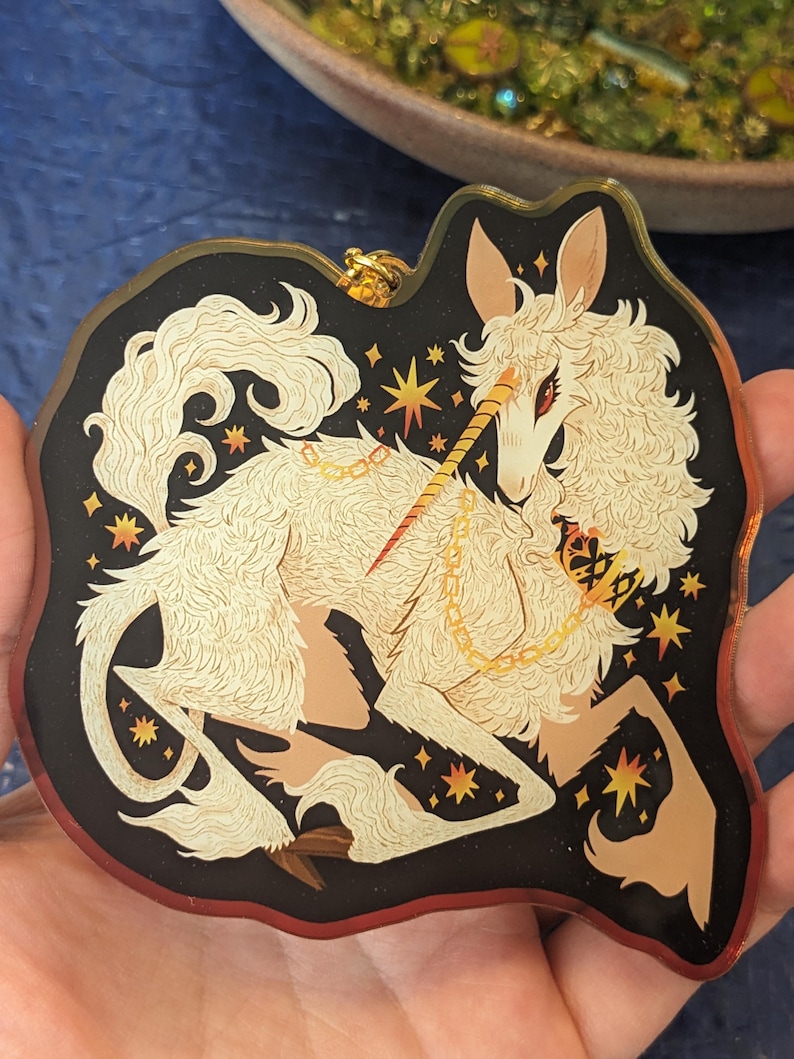 EN STOCK Llavero de unicornio medieval Leer descripción imagen 3