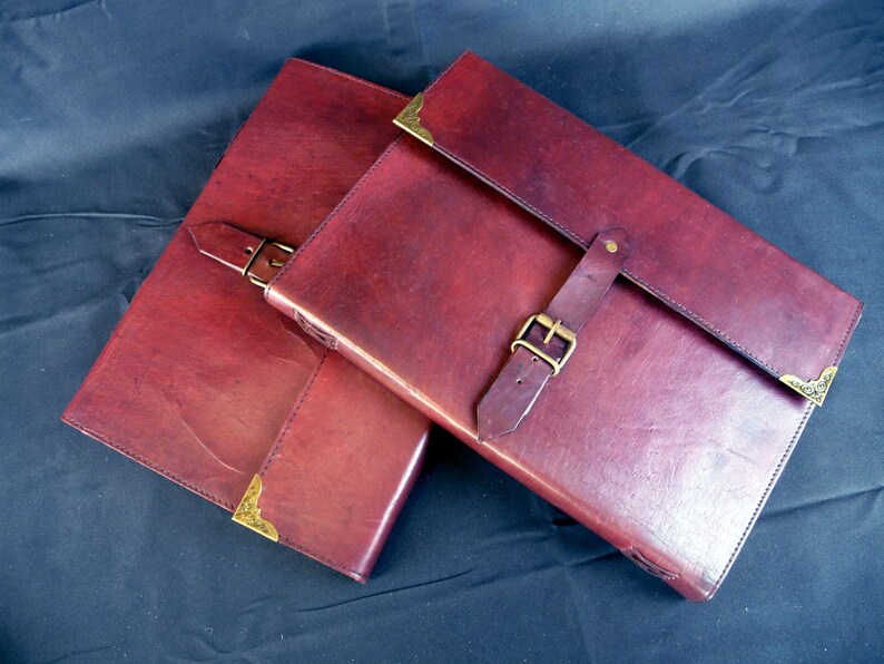 Large Handmade Distressed Leather Sketchbook A4/US Letter Etsy