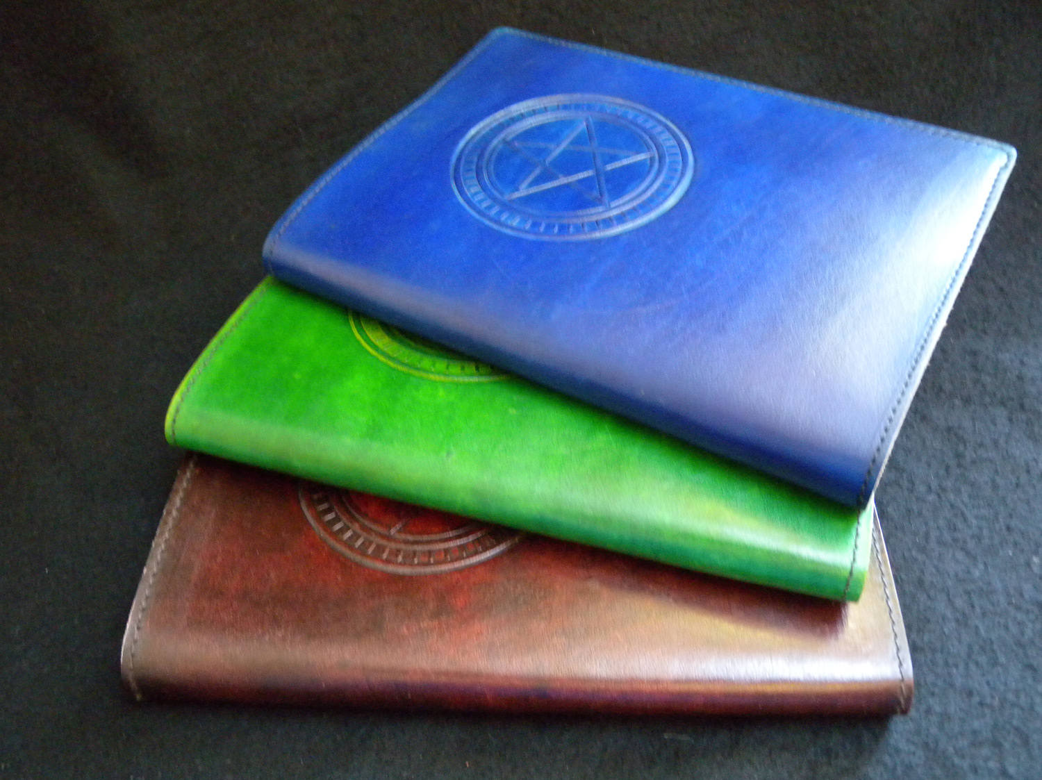 Handmade Leather Pagan Journal Book of Shadows Refillable A5 WICCA PENTAGRAM Handmade Leather Pagan Journal Book of Shadows Refillable A5 WICCA PENTAGRAM