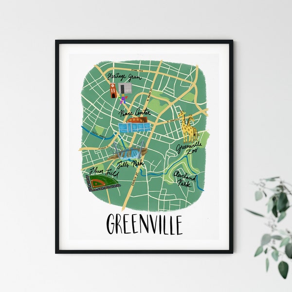 Greenville Sc - Etsy