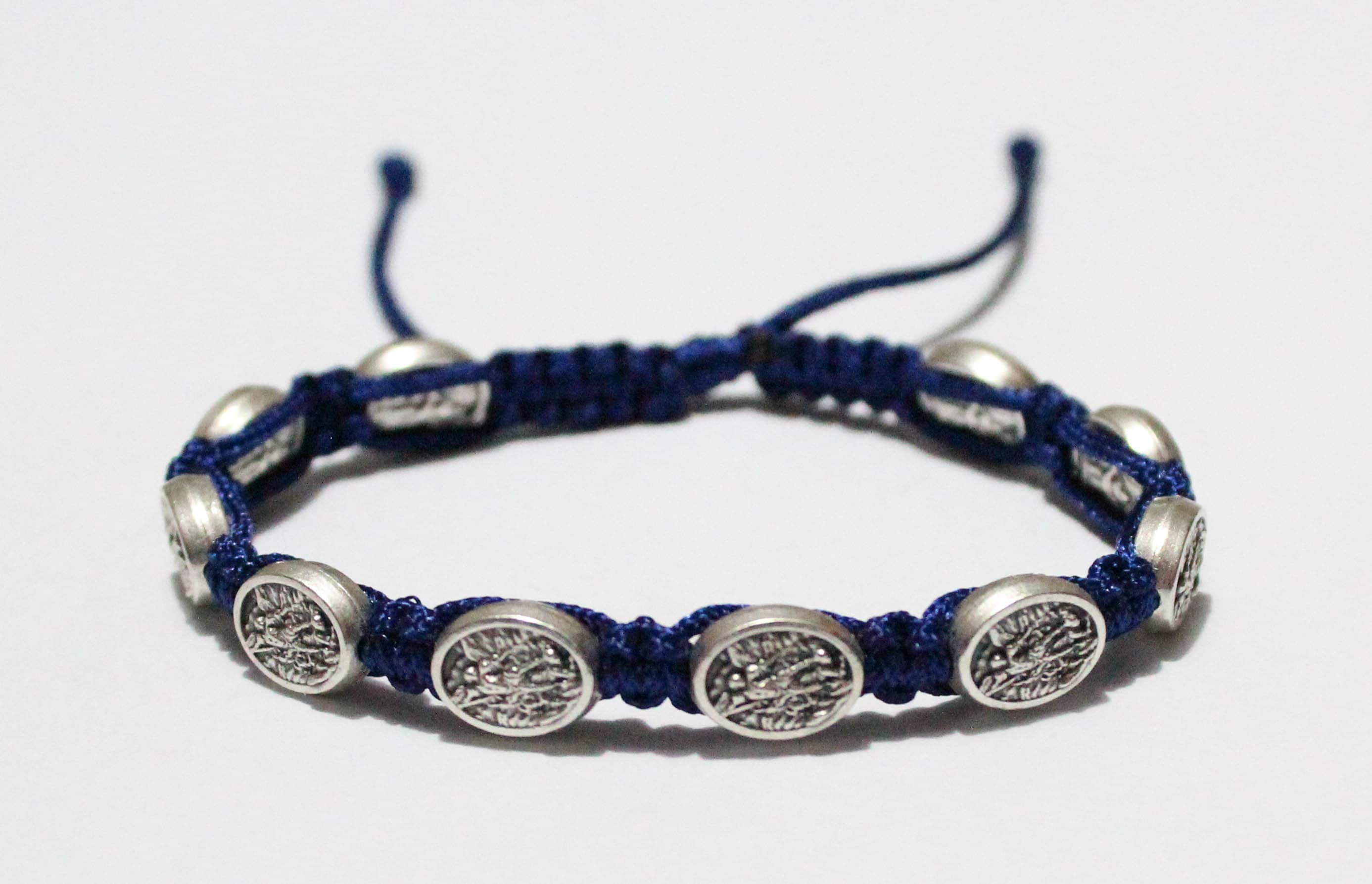 Blue Saint Michael bracelet main image 1