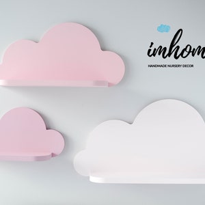 Regal Wolke für Babyzimmer – Niedliche Kinderzimmer Dekoration und praktische Aufbewahrung für Spielzeug