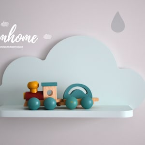 Wandregal Wolke, weißes Regal, kleine Wandregale, Kinderzimmer Dekor Wolke, Wandregal Kinderzimmer, Wandregal Kinderzimmer
