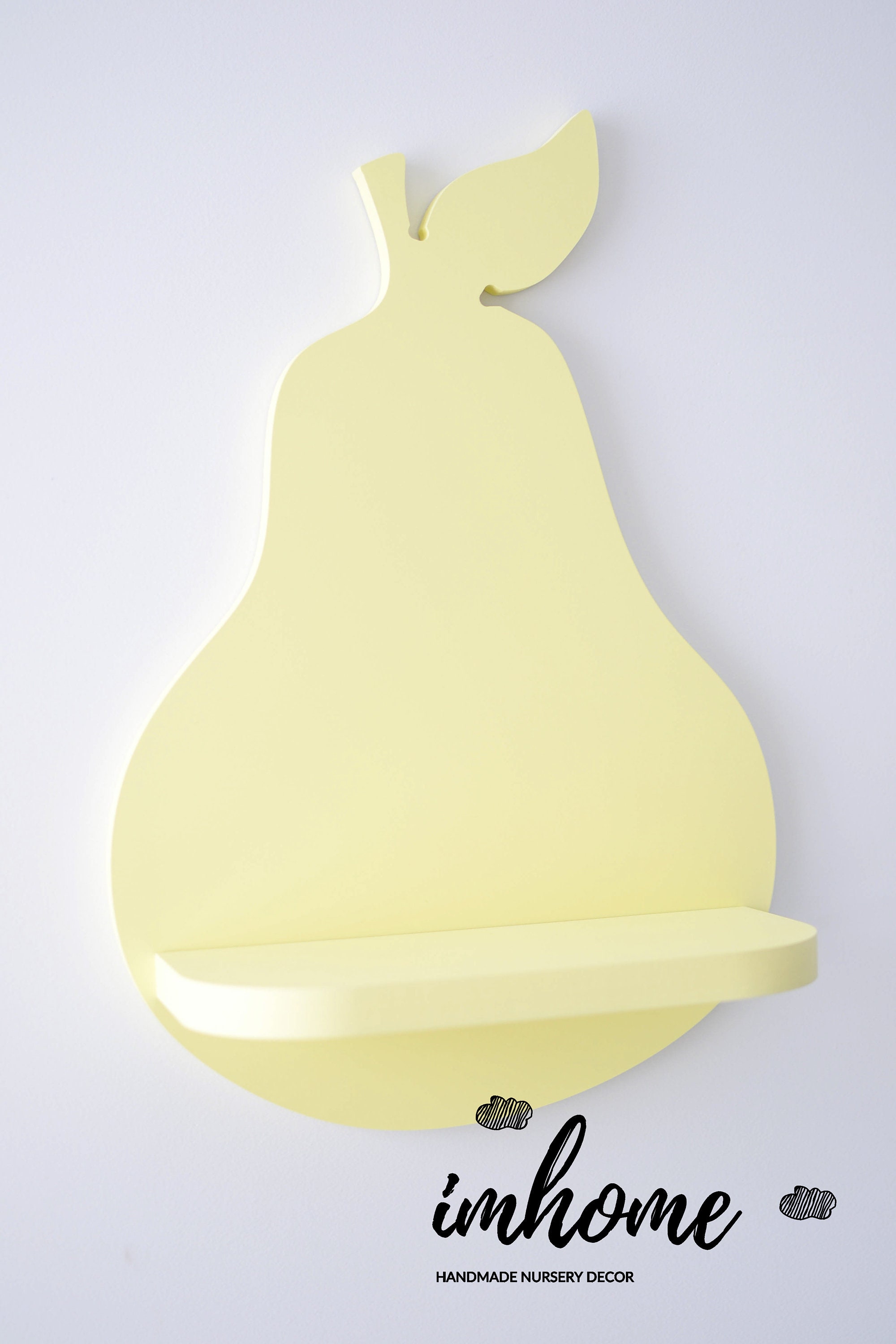 Shelf for Baby Nursery Pear Shelf Kids Room Wall Etsy