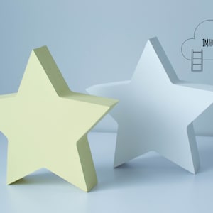 Freestanding Star, Star decor, Shelfie decor, Nursery decoration, Wooden star ornaments