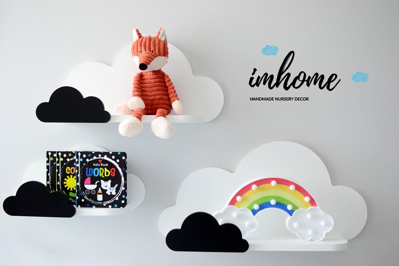 Shelf for Nursery Nursery Room Decor Small Cloud Shelves Etsy