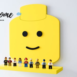 Plank voor baby, plank voor Lego speelgoed, plank voor speelgoed, kinderdagverblijf, kinderkamer, houten plank, wanddecoratie, decoraties voor slaapkamer afbeelding 2