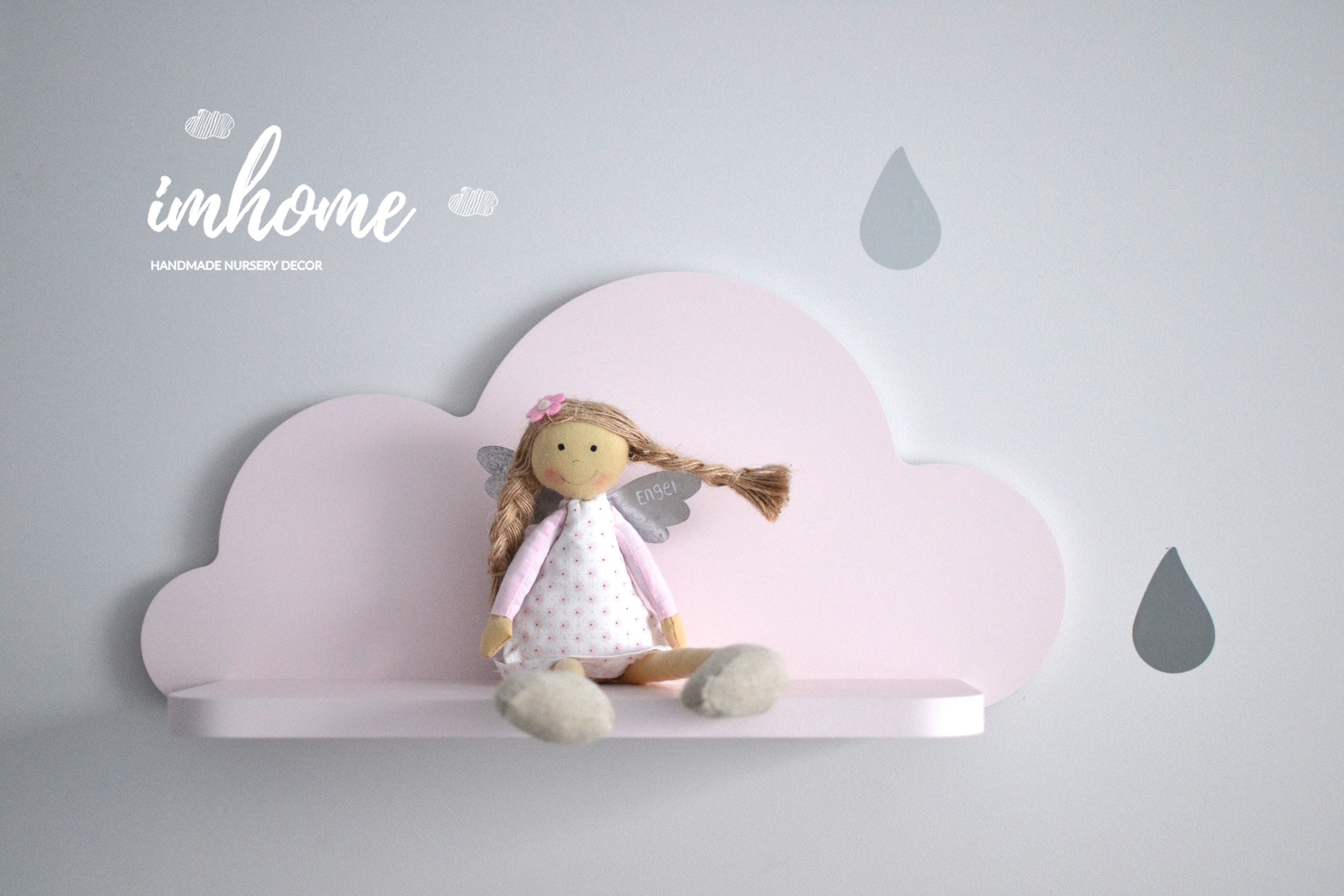 Cloud Shelf Shelf for Baby Nursery Kids Room Wall Etsy