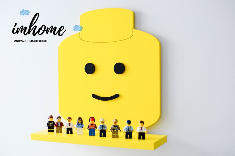 Plank voor baby, plank voor Lego speelgoed, plank voor speelgoed, kinderdagverblijf, kinderkamer, houten plank, wanddecoratie, decoraties voor slaapkamer afbeelding 6