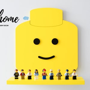 Plank voor baby, plank voor Lego speelgoed, plank voor speelgoed, kinderdagverblijf, kinderkamer, houten plank, wanddecoratie, decoraties voor slaapkamer afbeelding 1