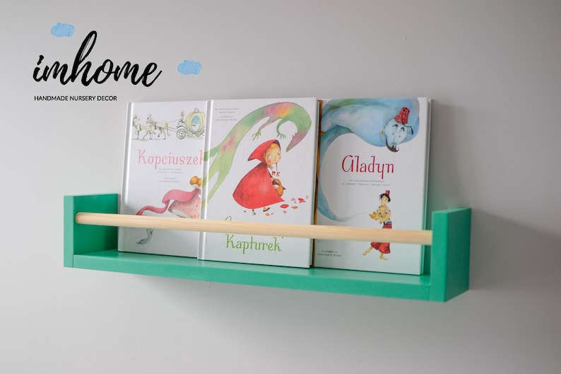 Book Shelf Book Ledge Floating Shelf Picture Ledge Kids Etsy Israel