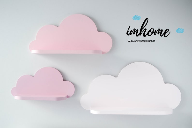 Cloud Shelf Shelf For Baby Nursery Kids Room Wall Etsy