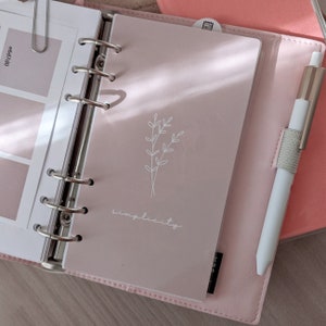 Dashboard Minimale e Elegante per Planner e Agende in Formato A5, Personal, A6, Pocket, Inserto Laminato Decorativo Elegante