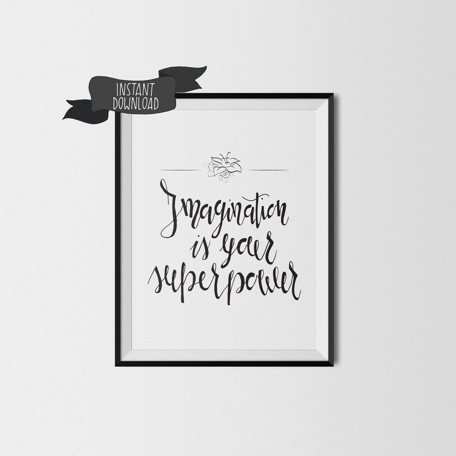 Inspirational Motivational Quote Printable Wall Art | Etsy