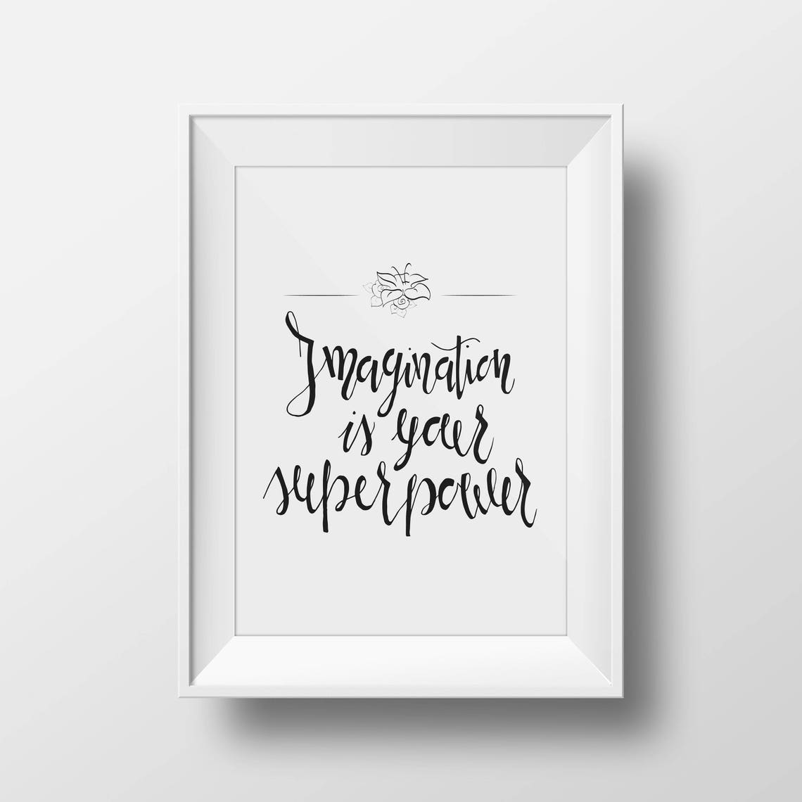 Inspirational Motivational Quote Printable Wall Art | Etsy
