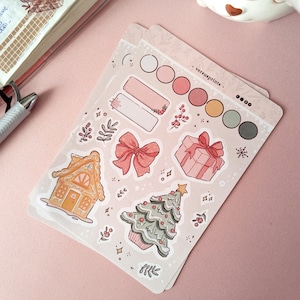 Adesivi Natalizi Decorativi per Planner e Agende, Collezione Natale, Parte 2