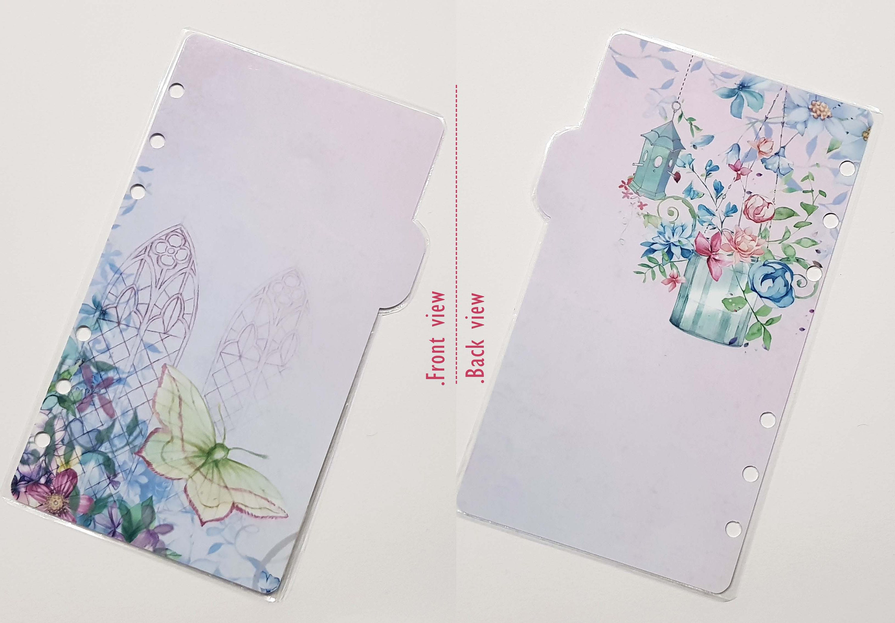 Planner Dividers Set of 5 Personal or Pocket Laminated Etsy