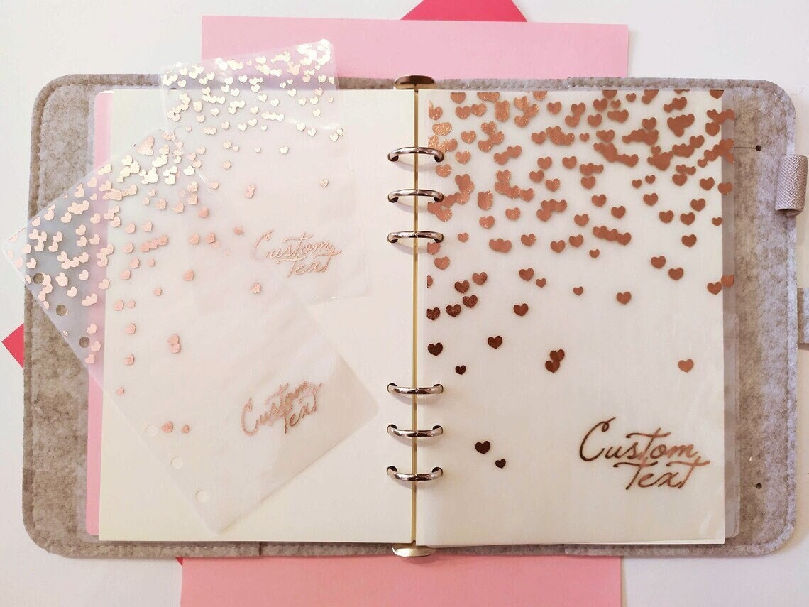 Paper & Party Supplies Travelers Notebook Ring Bound Planners Pocket