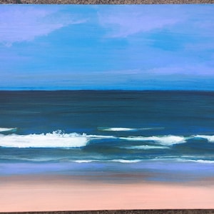 Rehoboth Beach giclee print on canvas of original acrylic painting