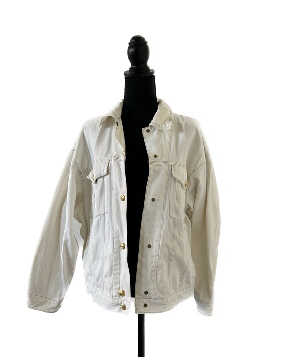 Iceberg White Denim Jacket - Gem