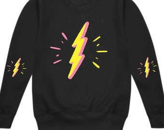 Kids Unisex Lightning Sweatshirt