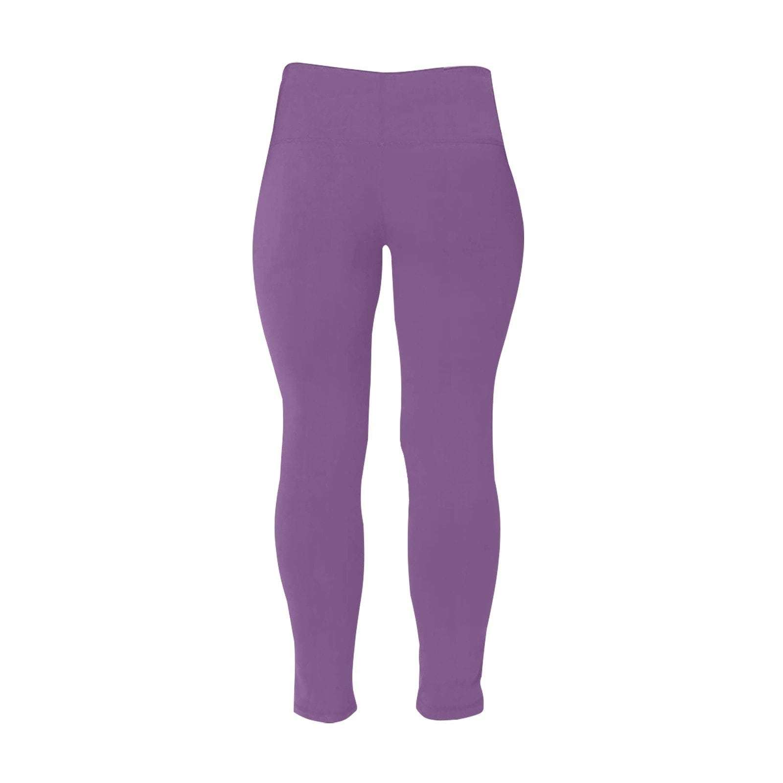 Purple Plus Size High Waist Leggings Model L45 | Etsy
