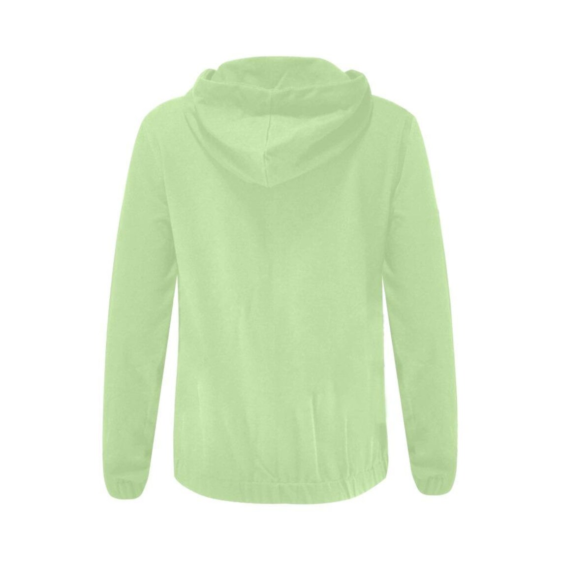 Light Green All Over Print Full Zip Hoodie for Women Model Etsy