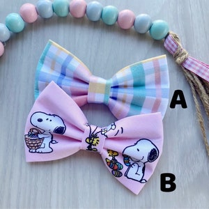 Easter dog bow tie, dog accessories, dog collar, pet bow tie, Sailor Bow, gift for pets, puppy fist gift