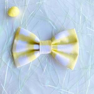 Easter dog bowtie, Yellow Plaid Bow, pet accessories, dog bow, dog accessories, dog collar, pet bow tie, Sailor Bow, Seasonal bowties