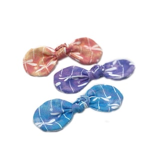 Dragonfly Dog hair bow clip, girl dog bow, hair clip for dogs, alligator clip, french barrette clip, spring hair bow