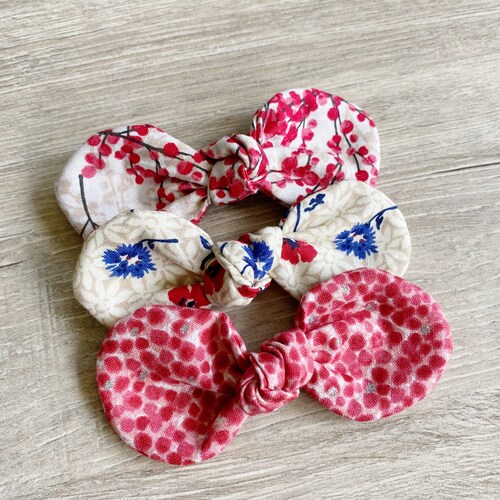 Floral Dog Hair Bow Clip Girl Dog Bow Hair Clip for Dogs Etsy