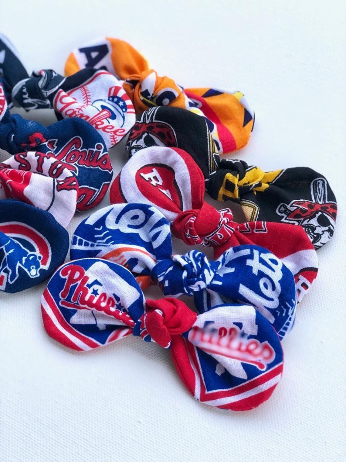 MLB baseball Dog hair bow clip girl dog bow hair clip for Etsy