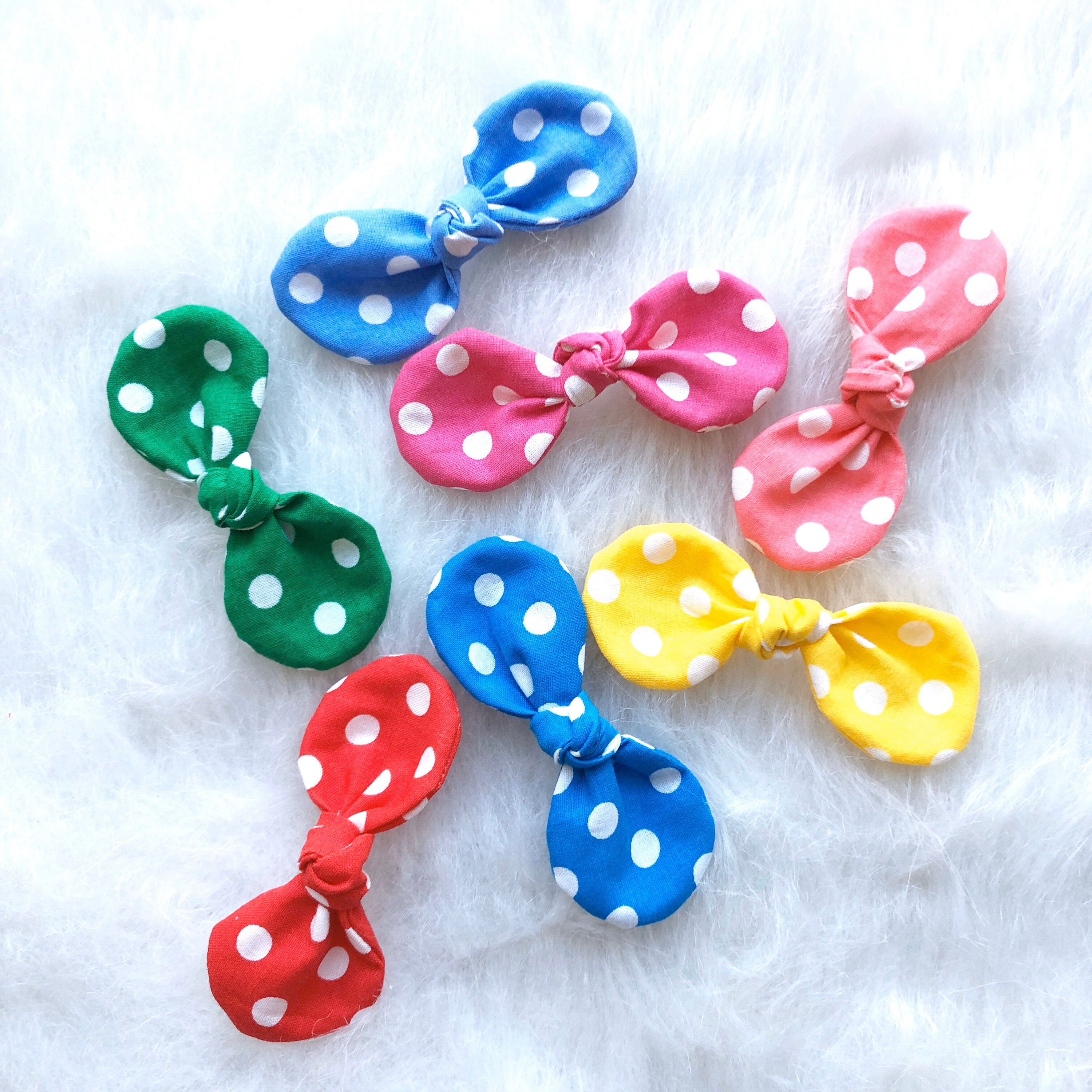 Polka Dot Dog Hair Bow Puppy Hair Bow Girl Dog Bow Hair Etsy