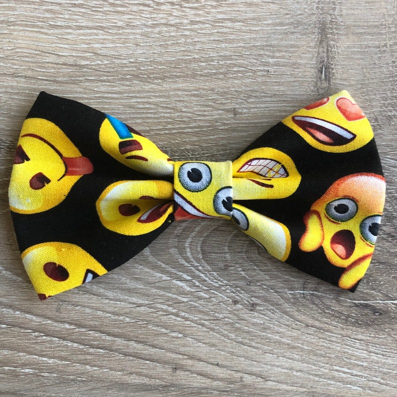 Emojis Dog Bowtie Character bow ties emojis movie for Pets Etsy