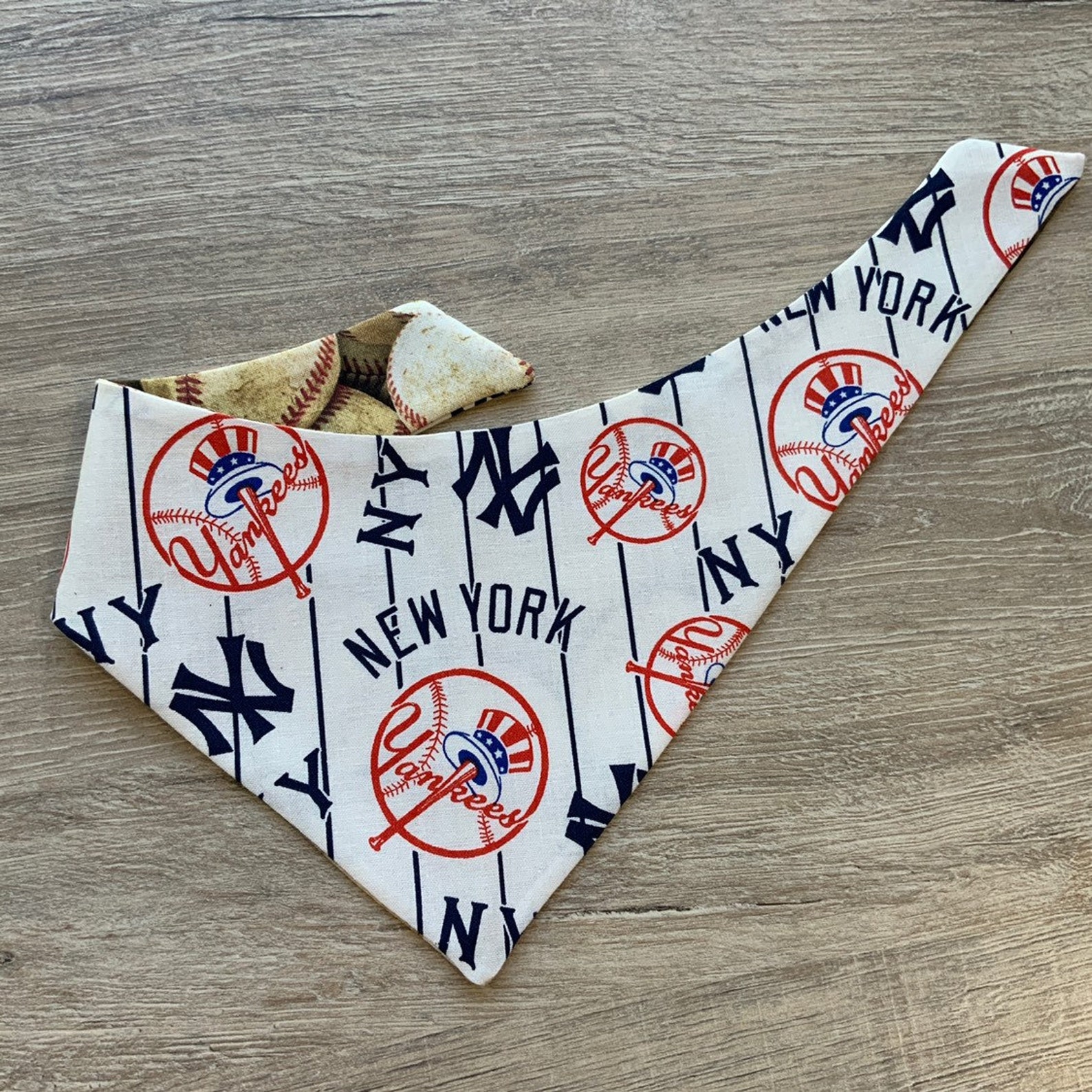 New York Yankees Dog Bandana New York Dog Bandana NY Etsy
