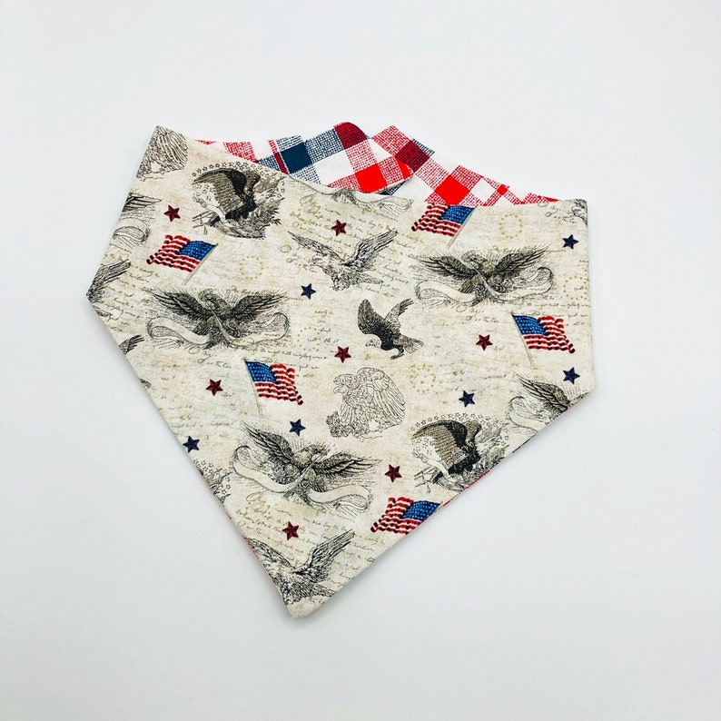 New Flags Eagles Dog Bandana Pet Scarf Snaps On Tie On Etsy