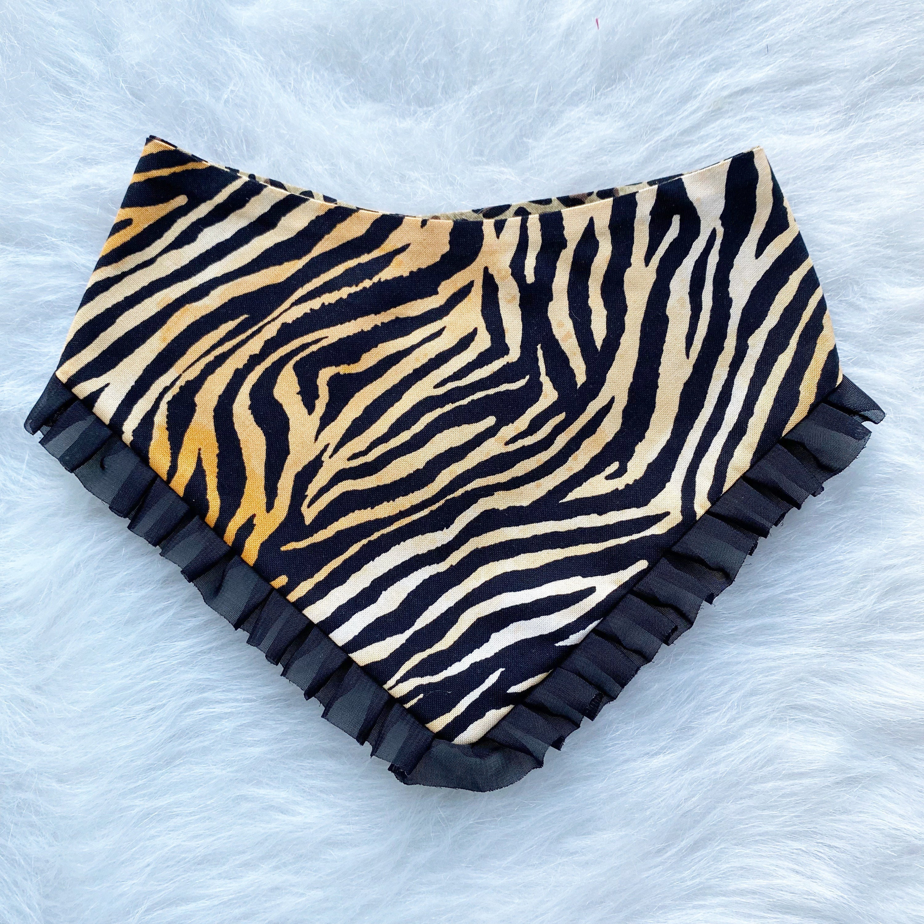 New Tiger and Cheetah Dog Bandana Matching Hair-bow Bow and - Etsy
