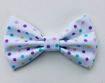 Pascua pastel poka punto perro Bowtie, accesorios para perros de Pascua, pajarita para perros, arco de cachorro, pajarita para mascotas, pajaritas, pajarita de perro de amor, pajarita pastel