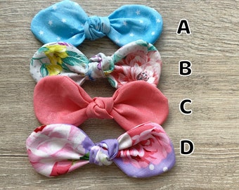 Summer Floral Dog hair bow, Puppy dog hair bow, girl dog bow, alligator clip, french barrette clip, bandana and matching hair bow