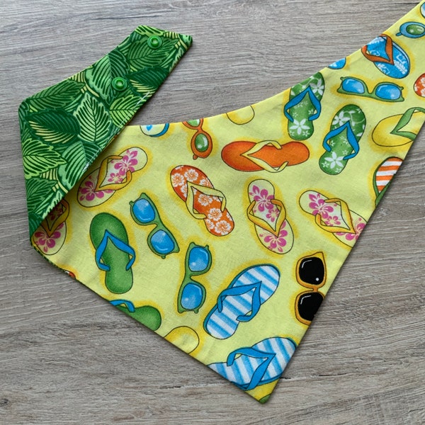 Beach Flip Flops Dog Bandana